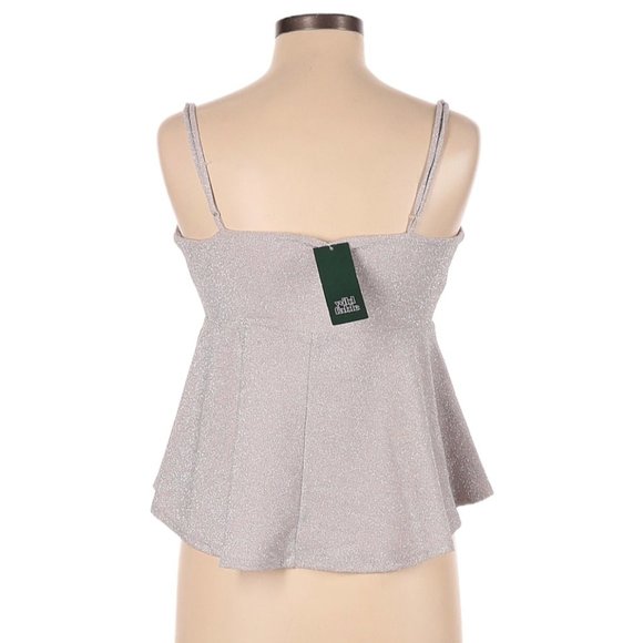 NWT - Wild Fable Silver Top - Picture 2 of 11